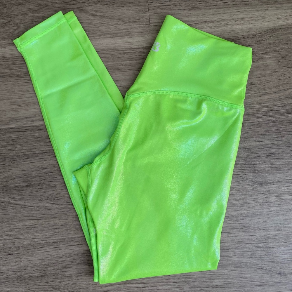 BuffBunny Rebel Legging Holographic Green Medium
